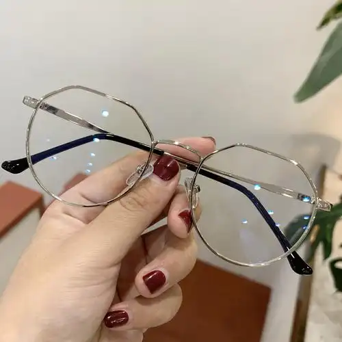 眼镜镜框韩国不规则女架超轻简约素颜潮防蓝光眼镜架