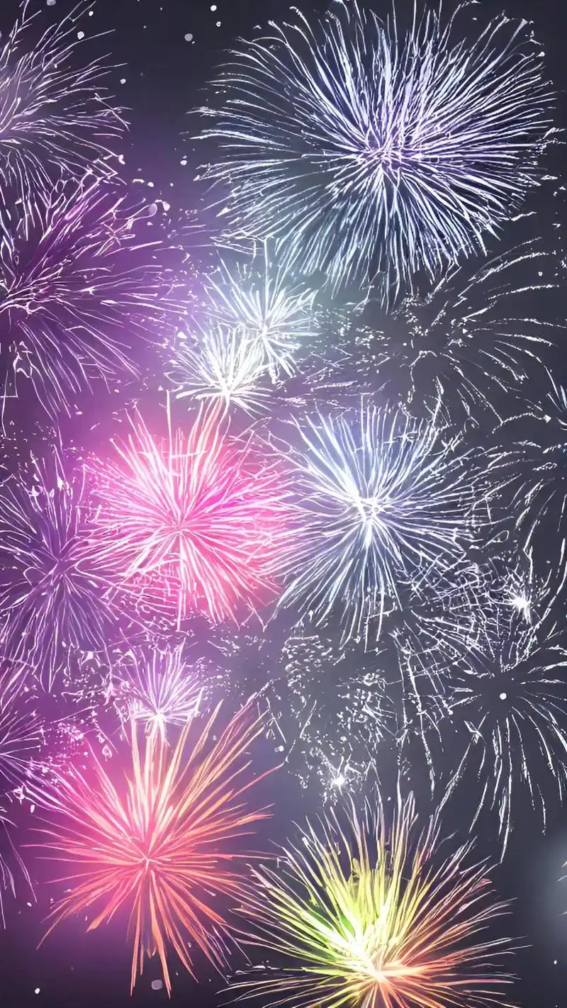唯美烟花照片壁纸 - 抖音