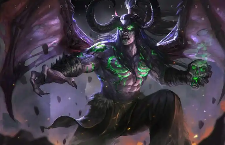 伊利丹|插画|游戏原画|特雷西tracy - 原创作品 - 站酷 (zcool)