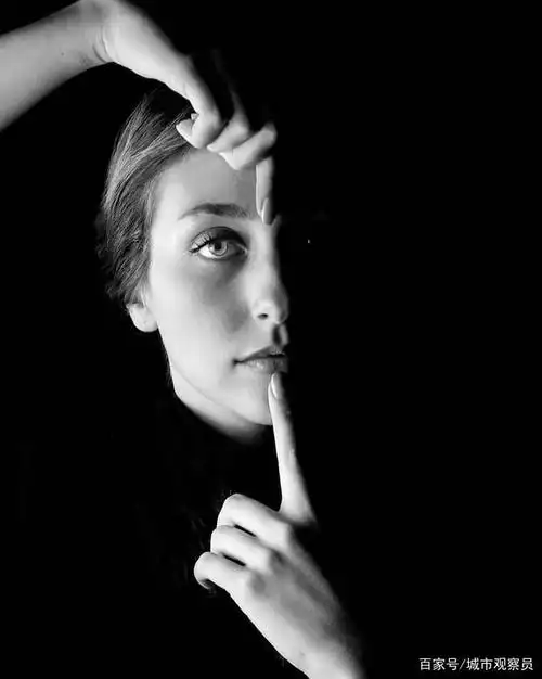 黑白人像,惊艳的美