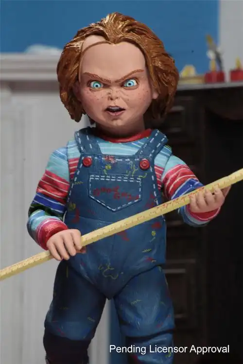 neca鬼娃回魂 恰奇chucky cult恰吉豪华 恐怖鬼娃娃关节可动人偶