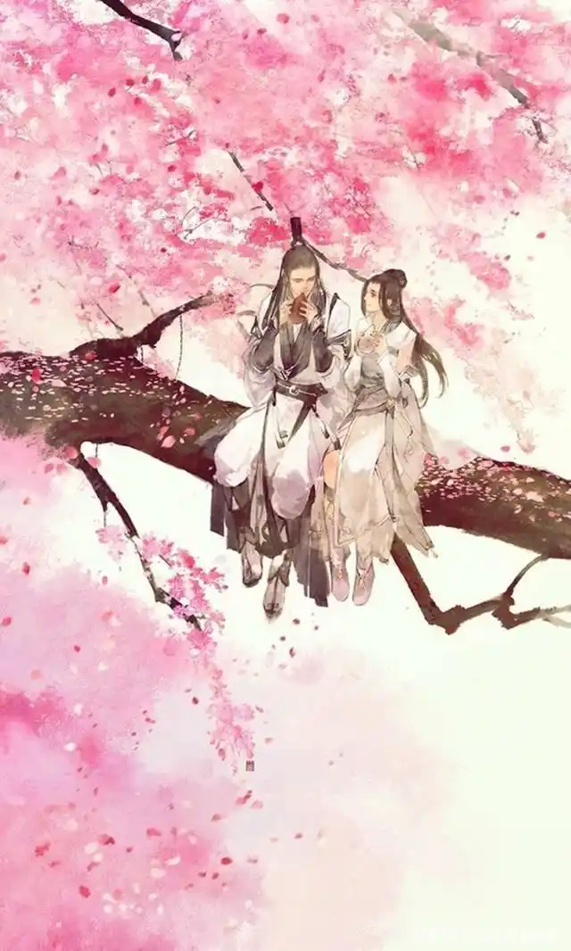 唯美古风动漫情侣图片(让人羡慕的爱情)