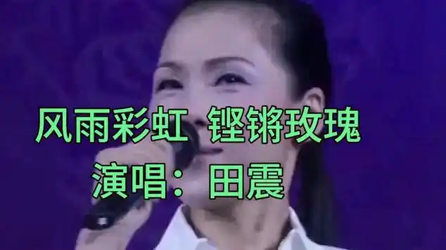 田震一首励志歌曲《风雨彩虹铿锵玫瑰》熟悉的旋律,太好听了|国语歌曲