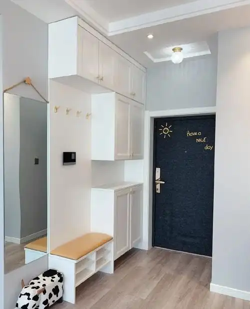 进门没有玄关,鞋柜应该如何摆放?这样设计最实用