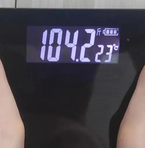 2斤今日体重:104.2斤距离目标体重还差:12.