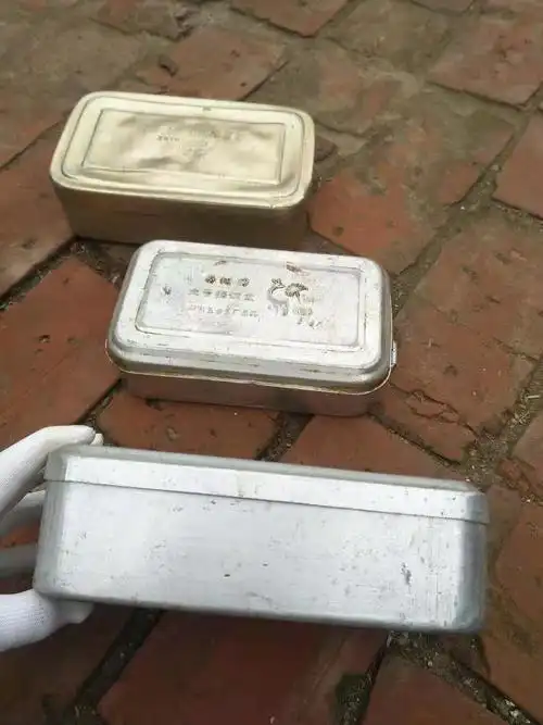 2021怀旧老物件铝制饭盒复古i工艺品上世纪七八十年代收藏纪念品