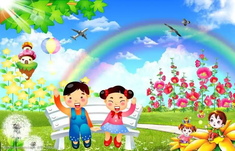 幼儿园宣传画图片