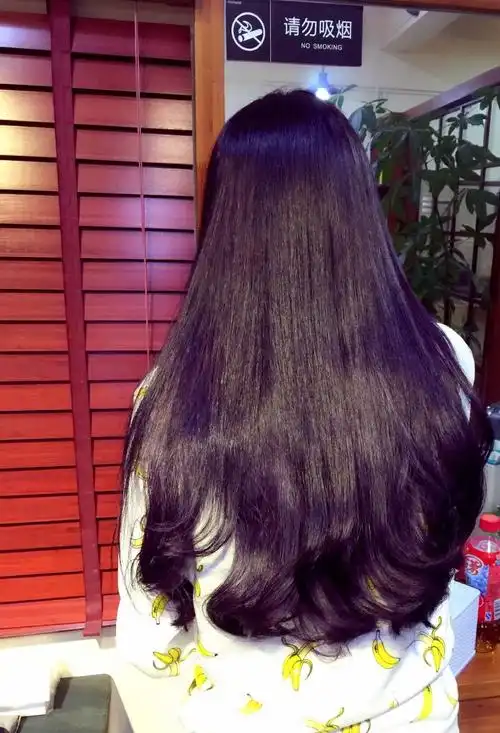 气质暗紫色蜡染日系造型