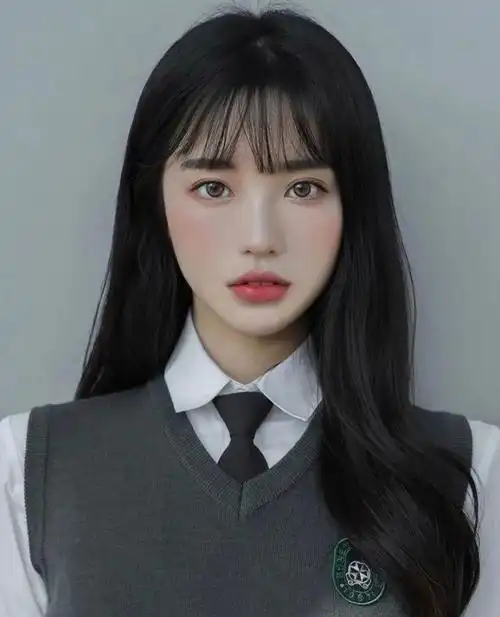 抖音韩国证件照p图原图