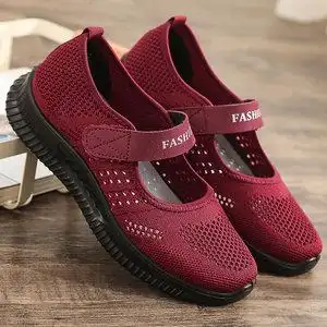 女士布鞋平底休闲鞋老北京图片