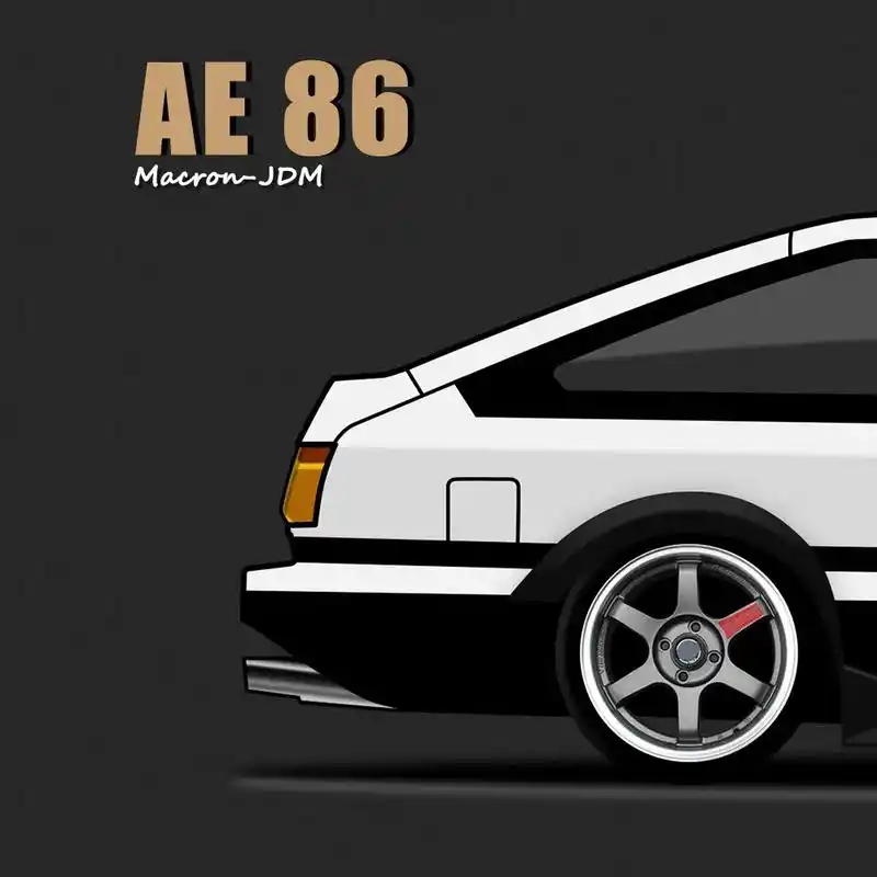 汽车手绘定制 #ae86 #汽车手绘 #抖音汽车 #dou - 抖音