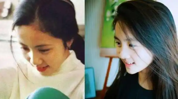 以为戚薇和女儿长得很像,看到刘涛的女儿,才知啥叫"复制粘贴"