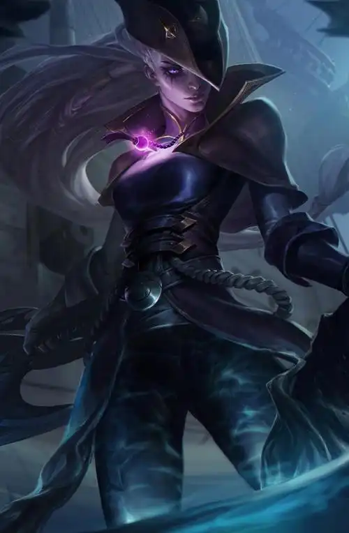 lol英雄联盟皎月女神戴安娜黑潮皮肤10