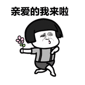 金馆长拿花奔跑亲爱的我来啦gif动图_动态图_表情包下载_soogif