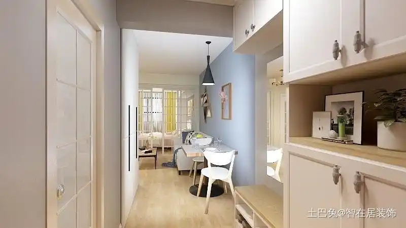 简约玄关玄关现代简约60m05一居设计图片赏析--土巴兔装修效果图