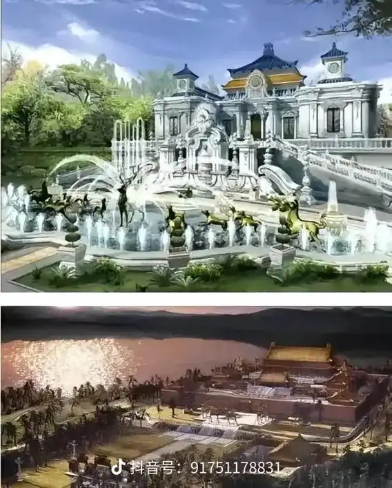 对比一下现在和以前的圆明园西洋楼,有太多的心软,愿祖国安好 - 抖音