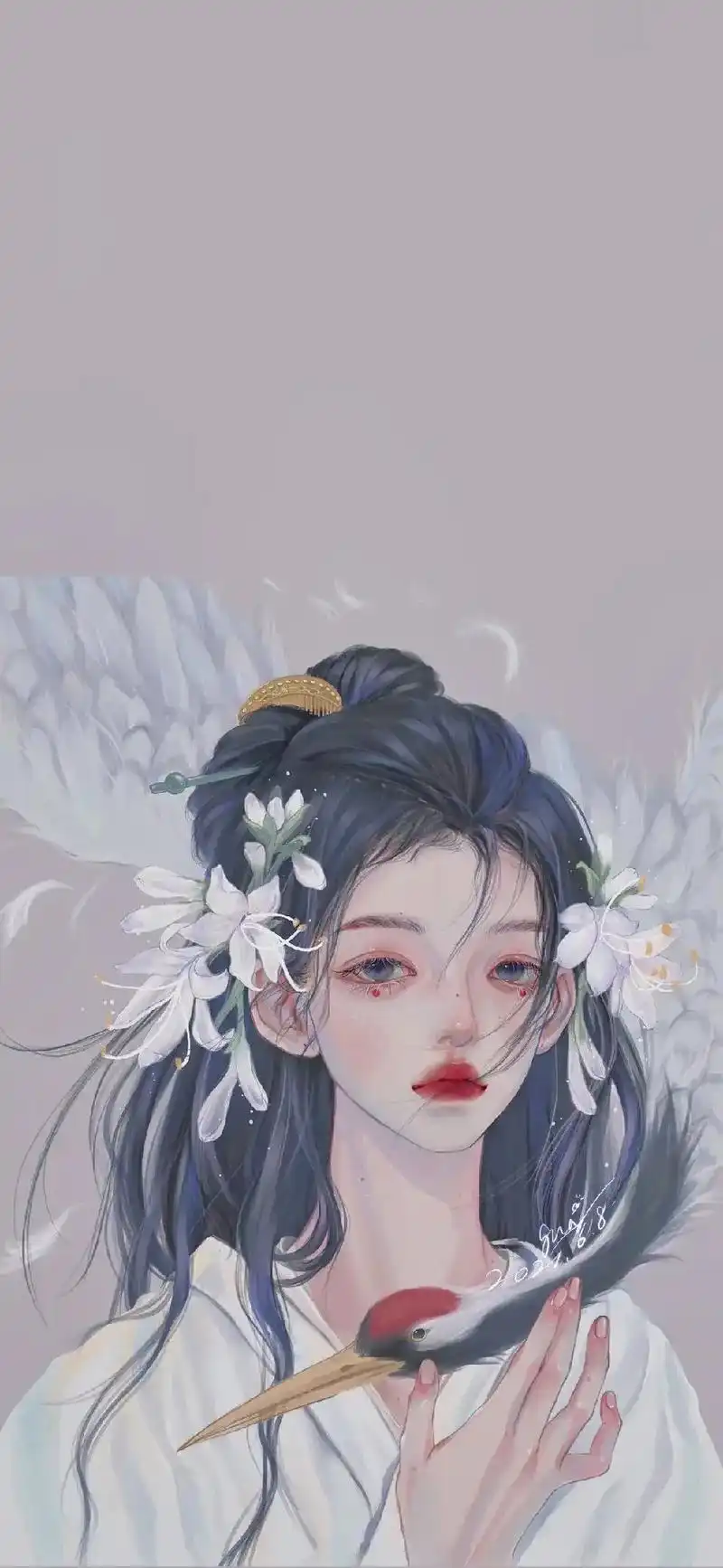 动漫壁纸#古风 原画师:gua老师 - 抖音