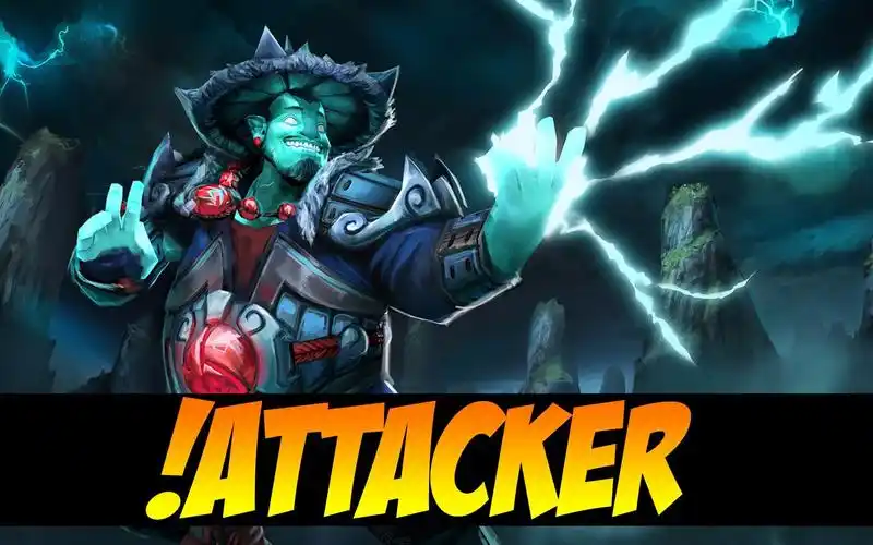 【dota】!attacker 7700mmr 喜欢瞎逼滚的蓝猫第一视角