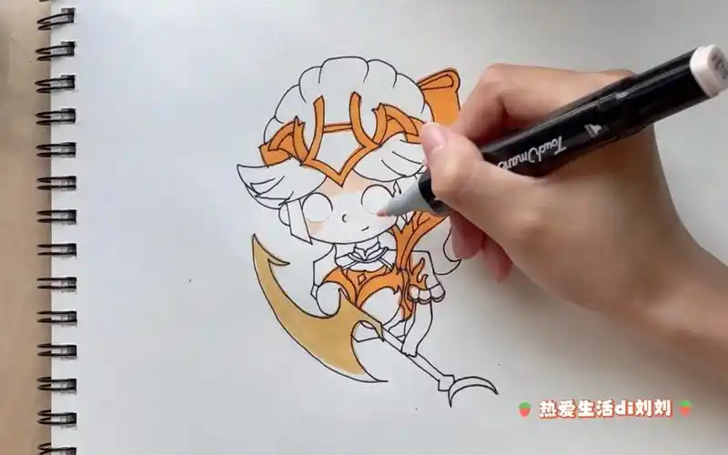 q版英雄联盟皎月女神头像