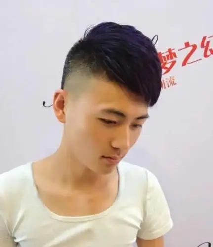 1,两边铲斜刘海