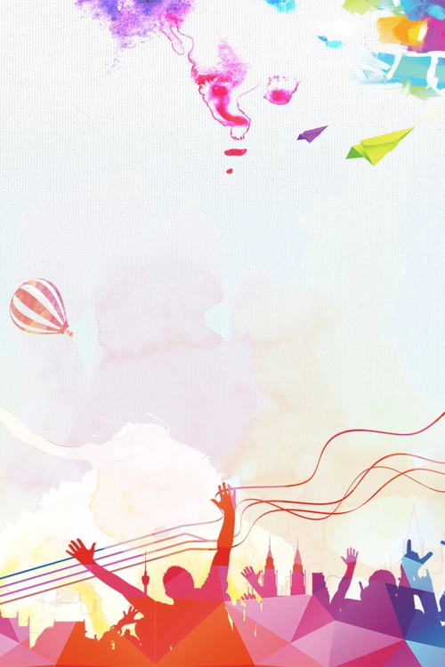 追逐梦想展望未来背景