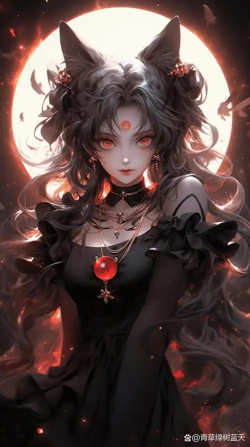 绝美暗黑系动漫头像壁纸|美少女战士  96如果生活很苦的话,就做个