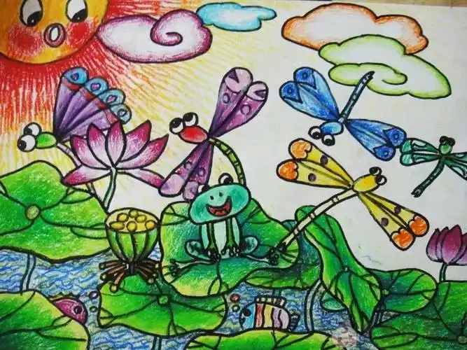 儿童8到12岁美术画简单