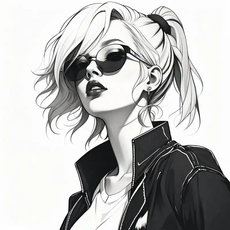 黑白头像女生996900霸气侧漏99