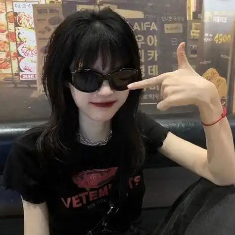 墨镜图片女生头像唯美 女生头像图片大全 -【爱个性】