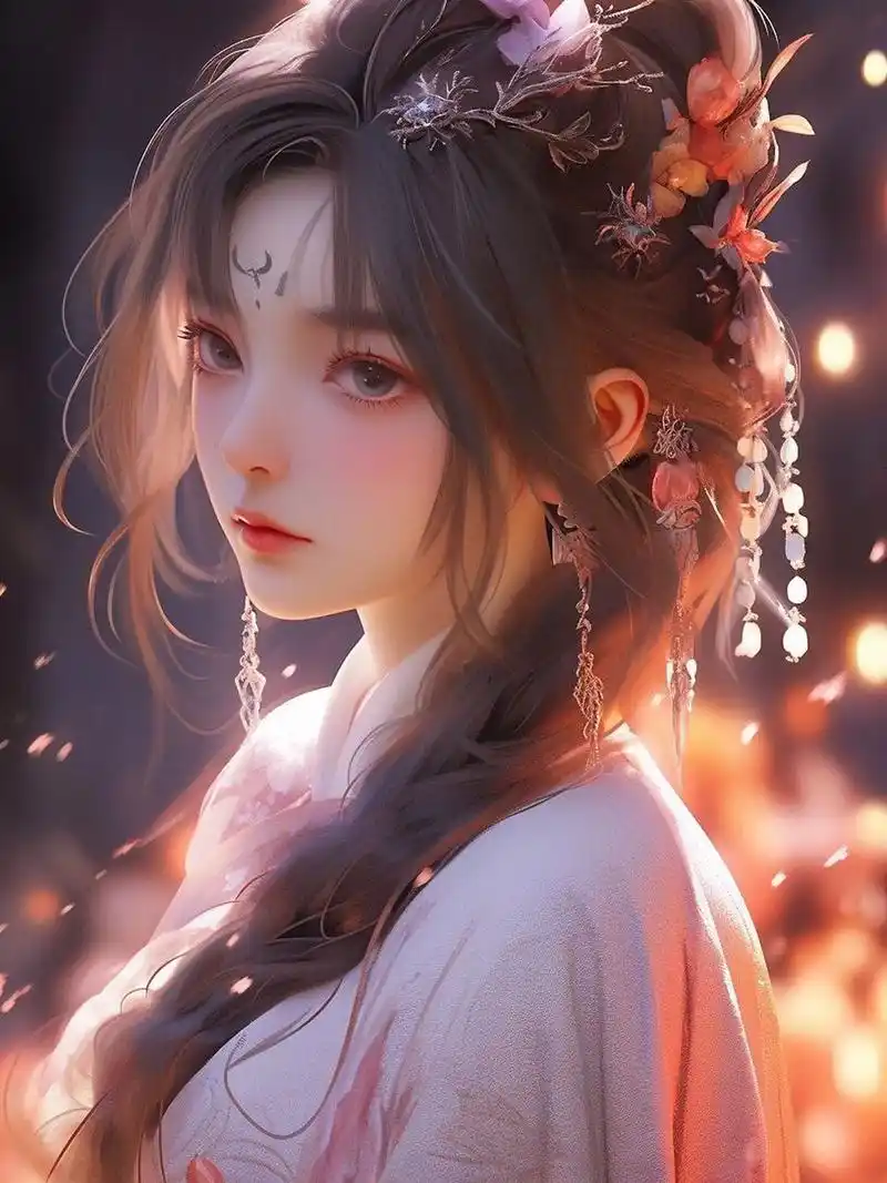 古风插画# #国潮#  #绘画# #好看头像# #动漫# #古风绝美壁纸# #汉服