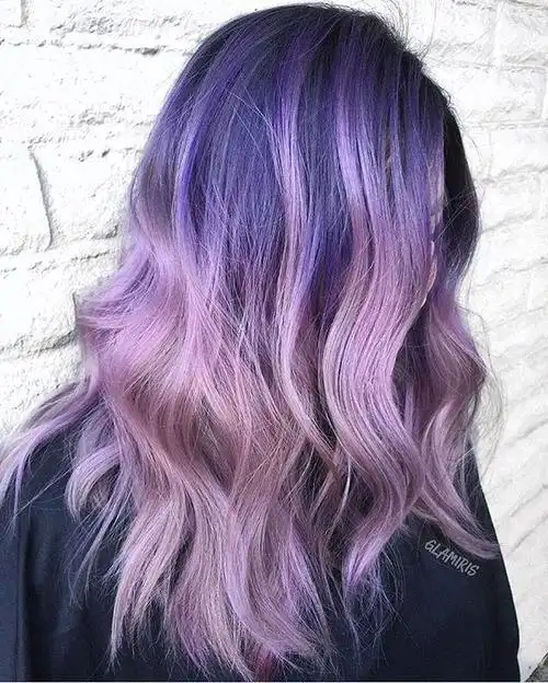 2018年下半年流行的霓虹星空发色