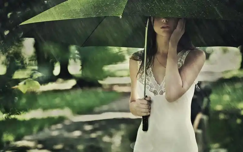 天气雨,唯美,美女,清新,雨,夏天的雨,四季,伤感天气雨壁纸图片