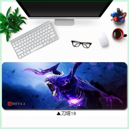 data2刀塔中号 鼠标垫 盘垫定制游戏桌垫办公动漫制图二次元超大