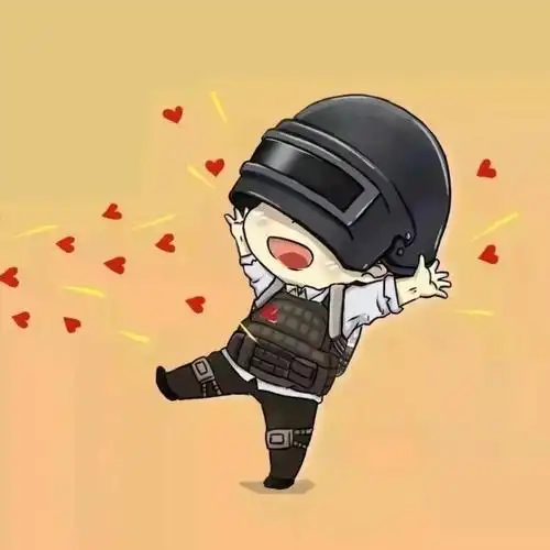 情侣头像可爱卡通吃鸡