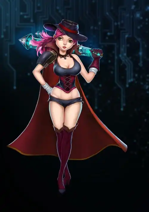 自己的练习作品 《女战士》希望大家多多指教