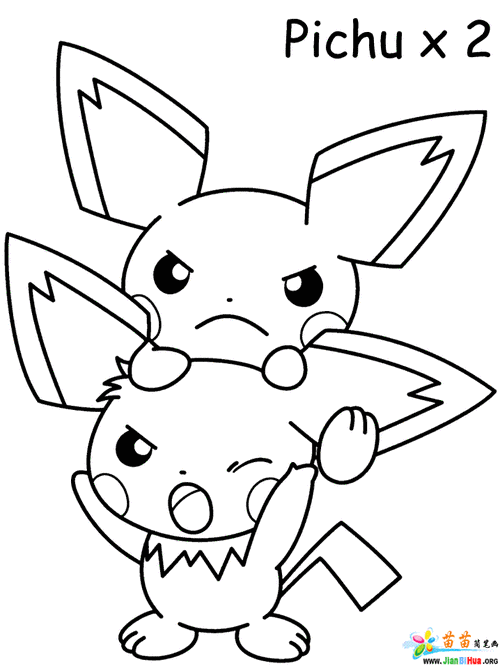 小约克神奇宝贝简笔画