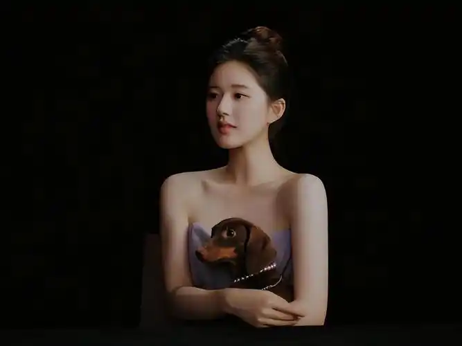 赵露思盘发穿紫色抹胸裙,黑暗中翩翩起舞优雅高贵|赵露思|抹胸裙|紫色