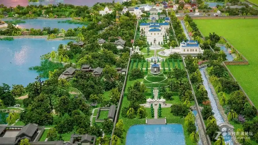 圆明园之五原景最新沙盘模型