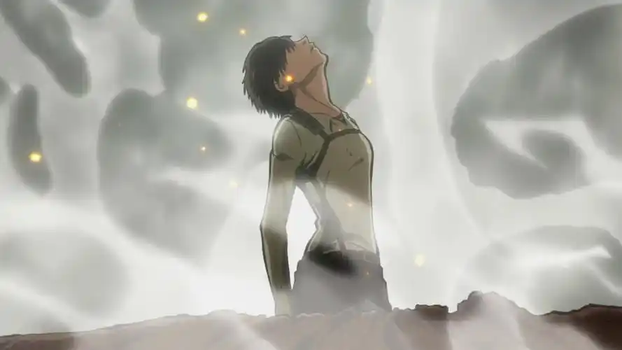 求进击的巨人中,艾伦在巨人体内的截图