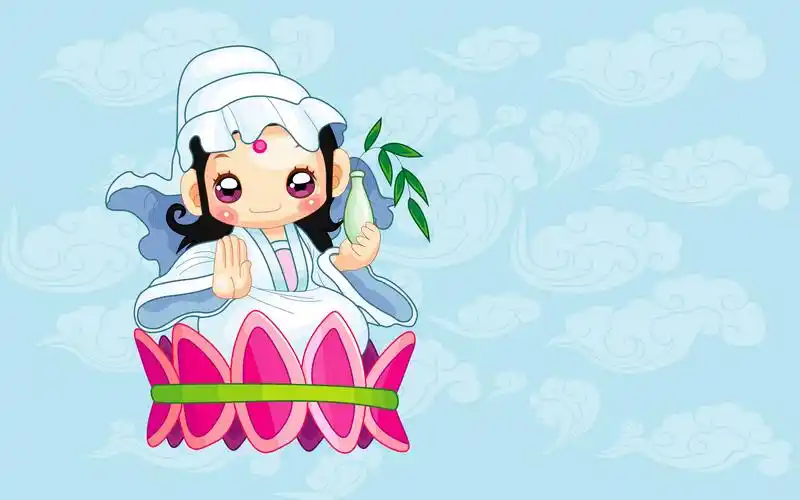 矢量卡通人物宽屏壁纸 第01辑