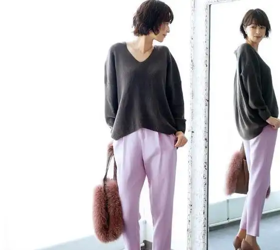 这才是40女性该有的穿搭简约大方40这么穿高级感就有了