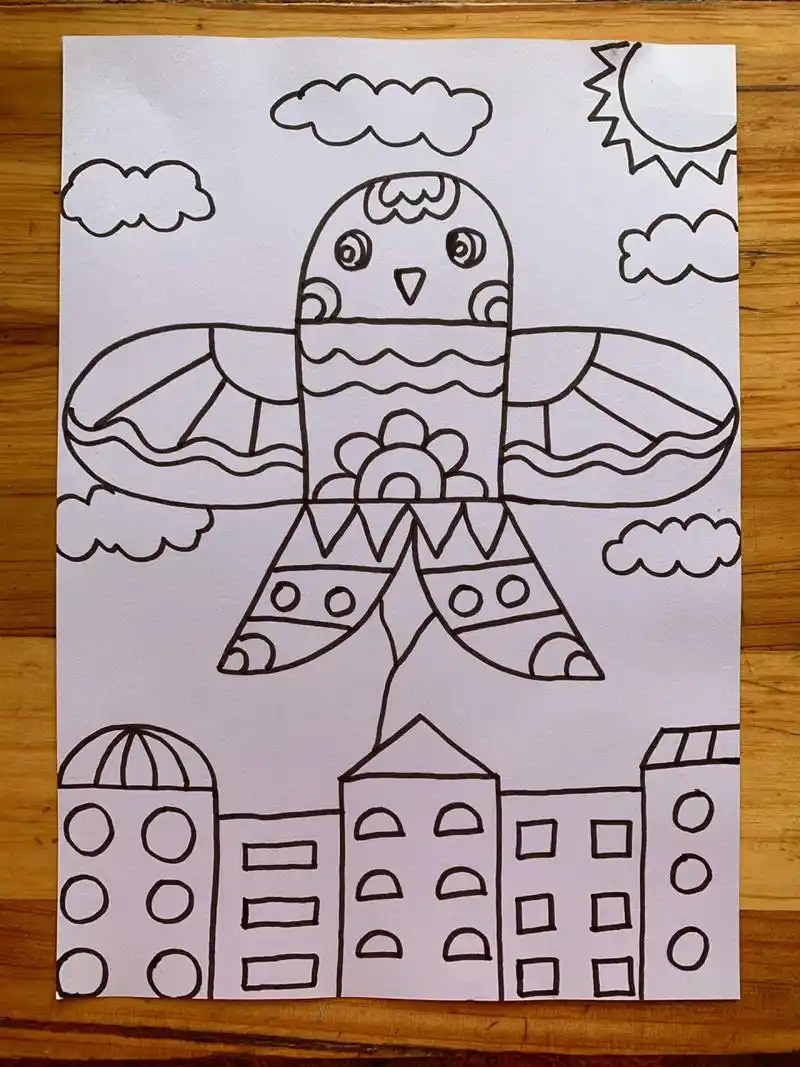 儿童美术96简笔画 儿童美术96适合3-6岁宝贝的简笔画,主题《春天