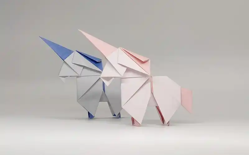 折纸教程《独角兽》