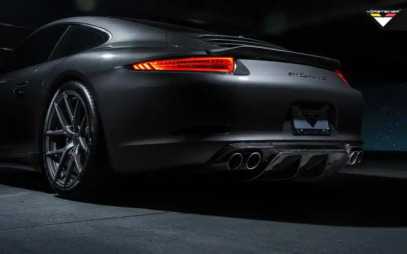 保时捷991v-gt黑色炫酷跑车电脑壁纸