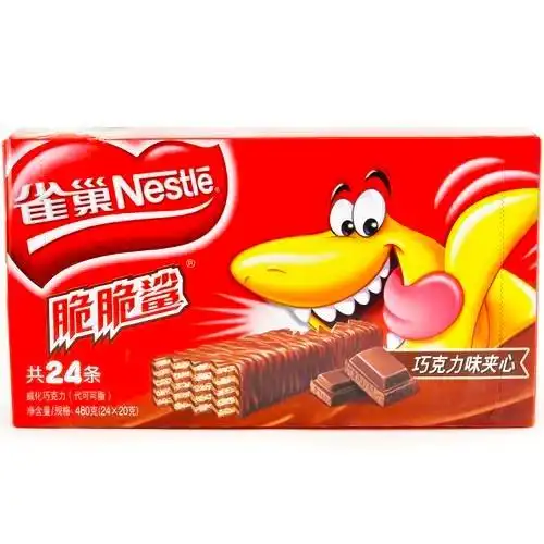 雀巢威化巧克力味盒装480g