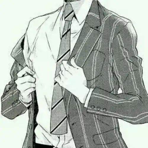 西装暴徒男头像动漫 - 霸气女生头像!