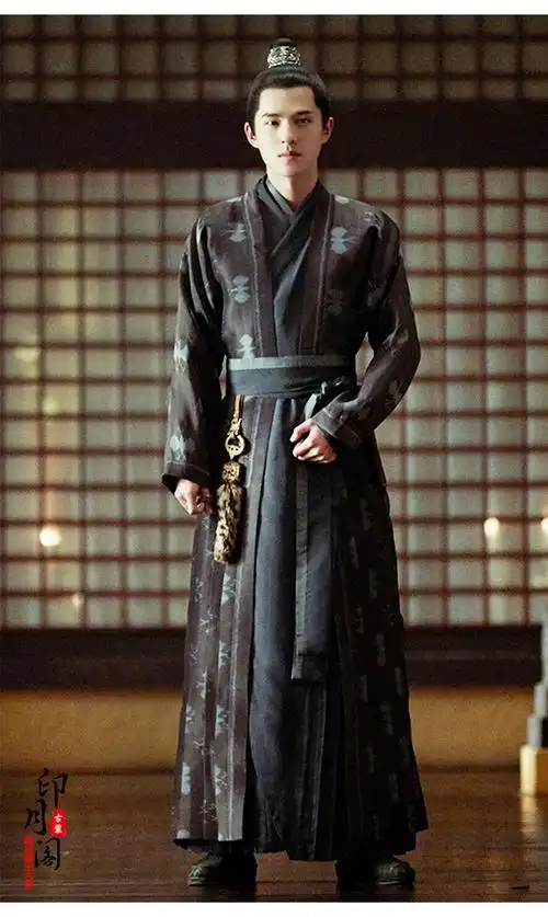 影视装将夜2同款棉麻武侠古装服黑衣人古装男汉服古装侠客服 款式1