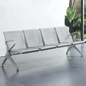 不锈钢长候诊椅公共连排座椅连椅连体联排铁医院椅子三四人位等候