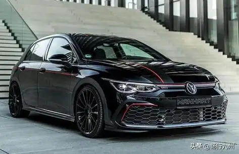 炫酷霸气高尔夫gti黑武士带你飞驰黑夜