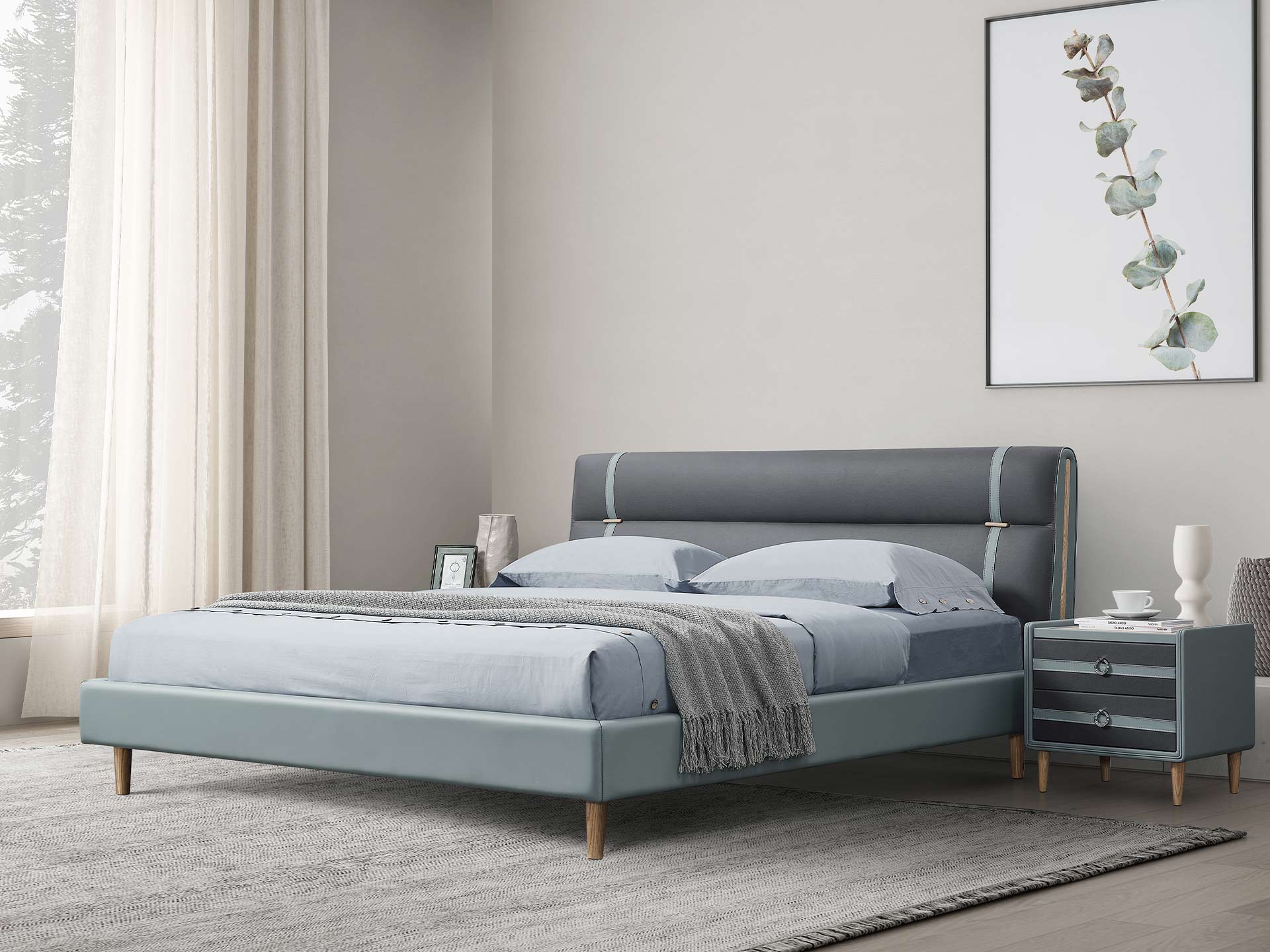 慕思新北欧风寝具